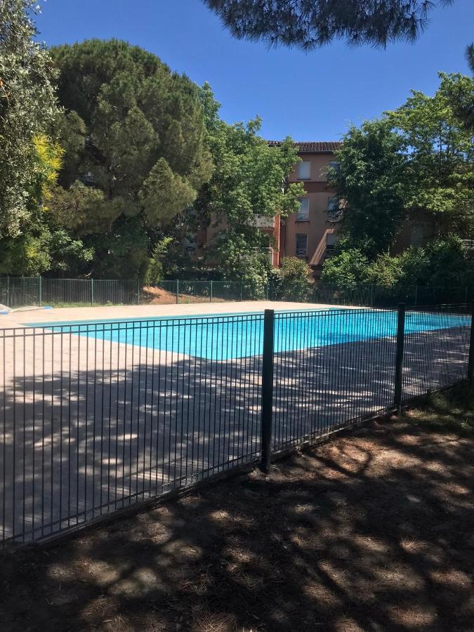 טולוז T2 Climatise Jardin & Court De Tennis/Piscine /Parking/Fibre מראה חיצוני תמונה