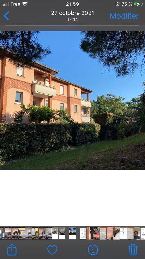 טולוז T2 Climatise Jardin & Court De Tennis/Piscine /Parking/Fibre מראה חיצוני תמונה